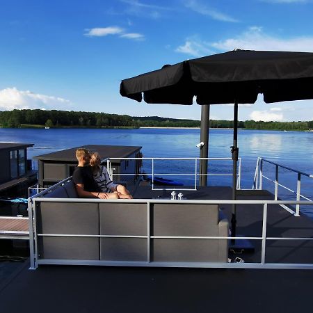 Houseboats Mookerplas Met Dakterras Middelaar Extérieur photo
