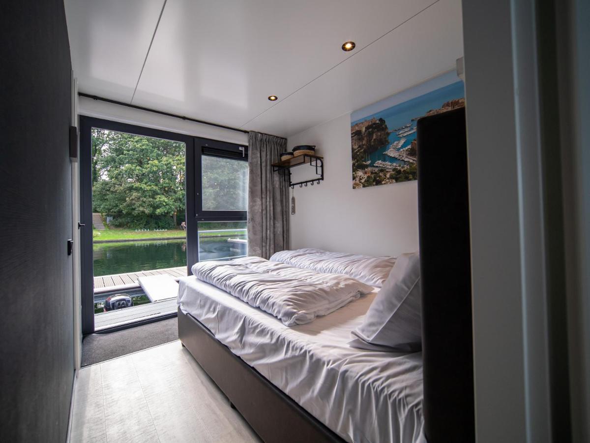 Houseboats Mookerplas Met Dakterras Middelaar Extérieur photo