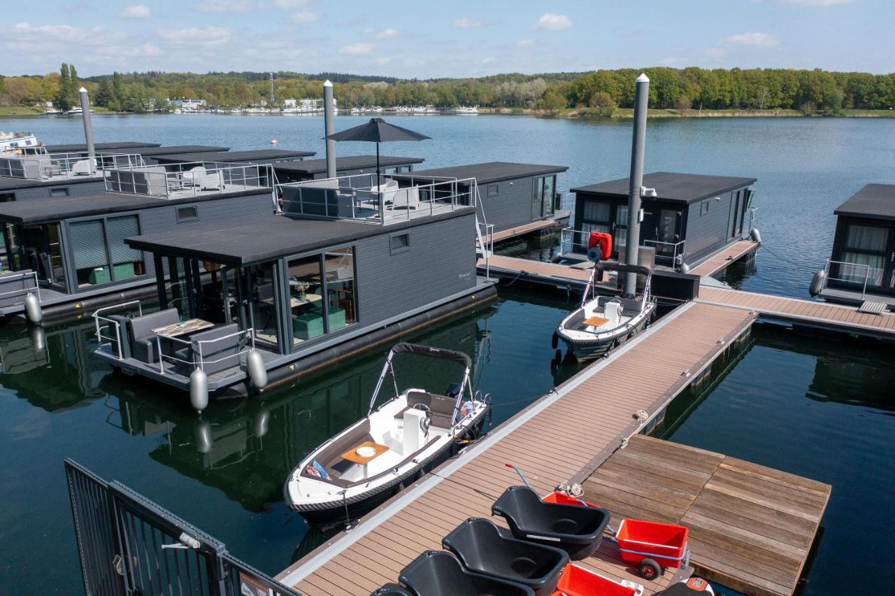 Houseboats Mookerplas Met Dakterras Middelaar Extérieur photo