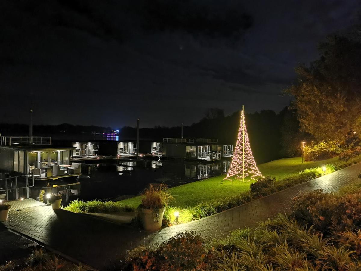 Houseboats Mookerplas Met Dakterras Middelaar Extérieur photo