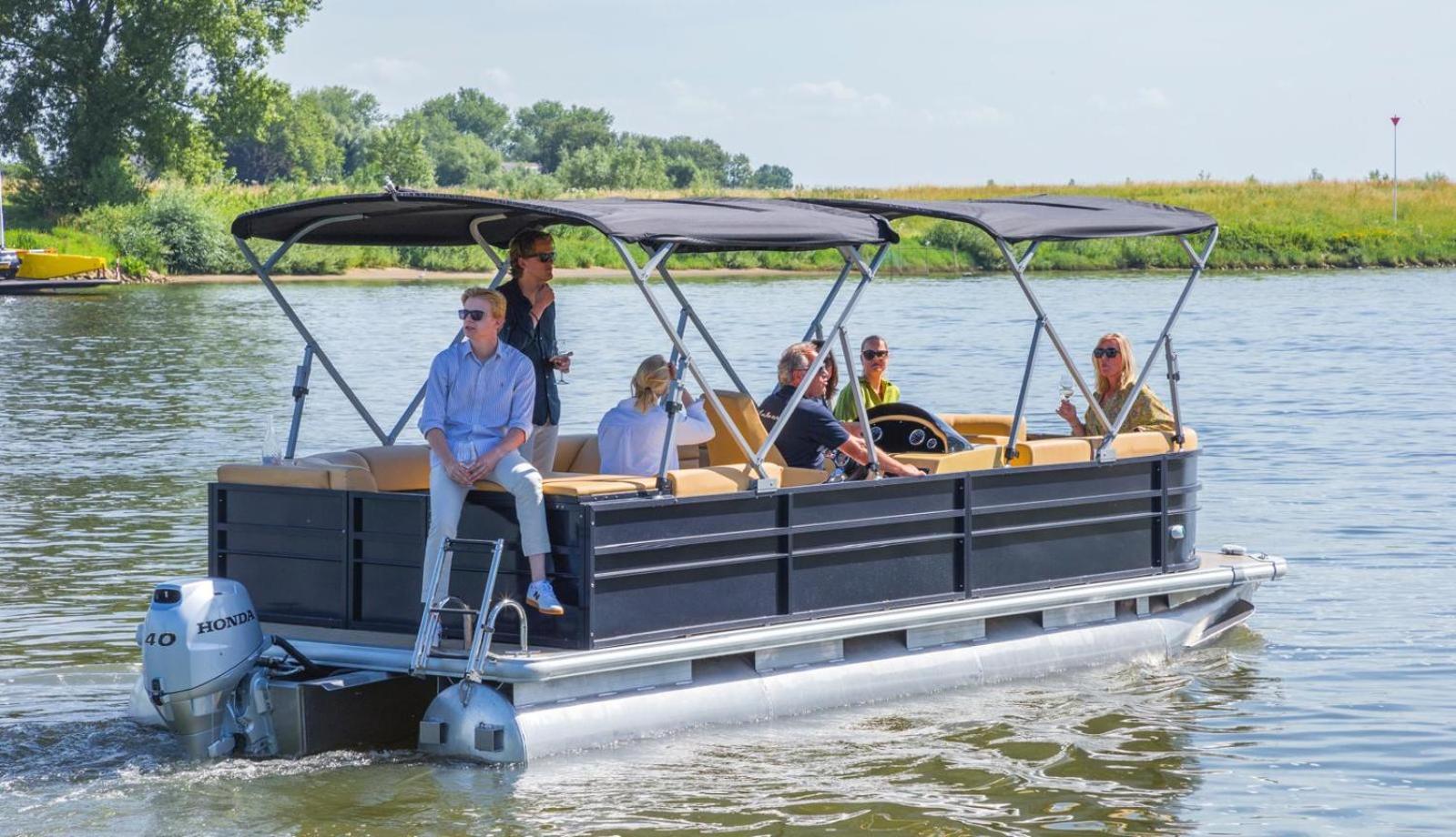 Houseboats Mookerplas Met Dakterras Middelaar Extérieur photo
